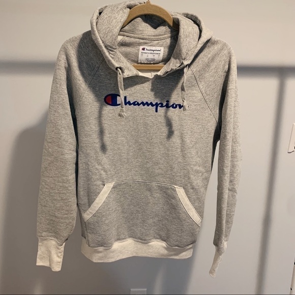 Champion Tops - Champion Gray and Oatmeal Colored Sweatshirt
